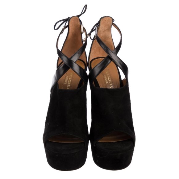 Aquazzura Kaya Platform Sandals size 37/7 - Picture 3 of 6